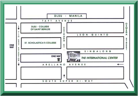 CSB Hotel Location Map